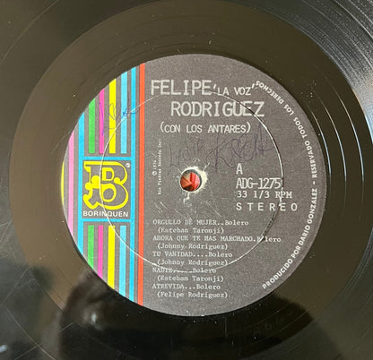 Con los*, Trio Los Antares : "La Voz" (LP, Album)