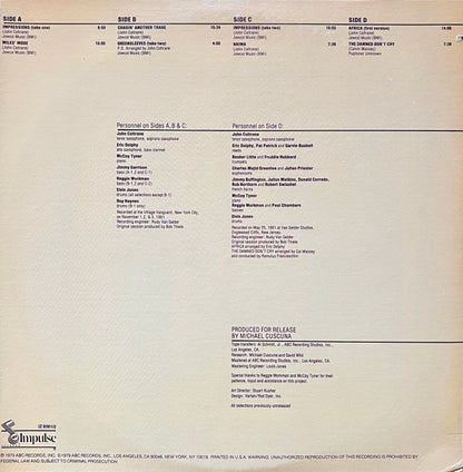 John Coltrane : The Mastery Of John Coltrane / Vol. IV "Trane's Modes" (2xLP, Album, Pit)