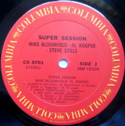 Mike Bloomfield / Al Kooper / Stephen Stills : Super Session (LP, Album, RE)