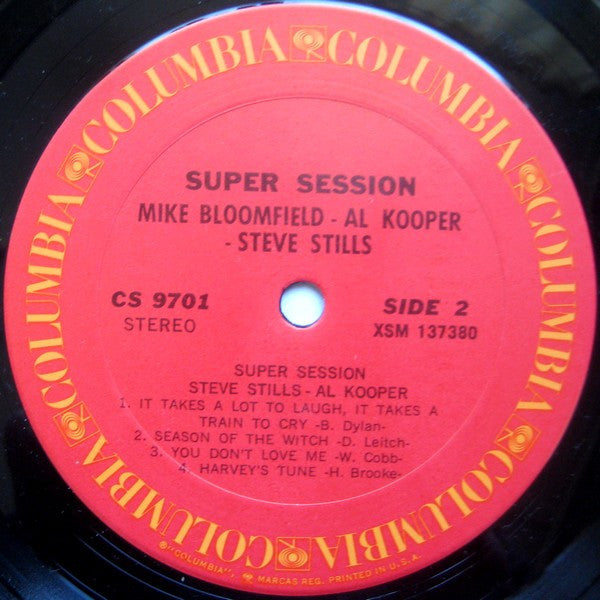 Mike Bloomfield / Al Kooper / Stephen Stills : Super Session (LP, Album, RE)