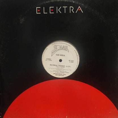 The Deele : Material Thangz (12", Promo, Spe)