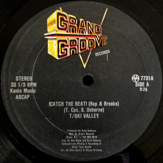 T-Ski Valley / Grand Groove Bunch : !Catch The Beat! / !Catch The Groove! (12")