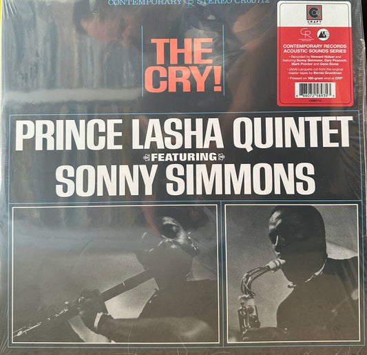 Prince Lasha Quintet Featuring Sonny Simmons : The Cry! (LP, Album, RE, 180)