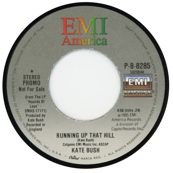 Kate Bush : Running Up That Hill (7", Promo)