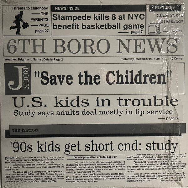 J Rock : Save The Children (12")