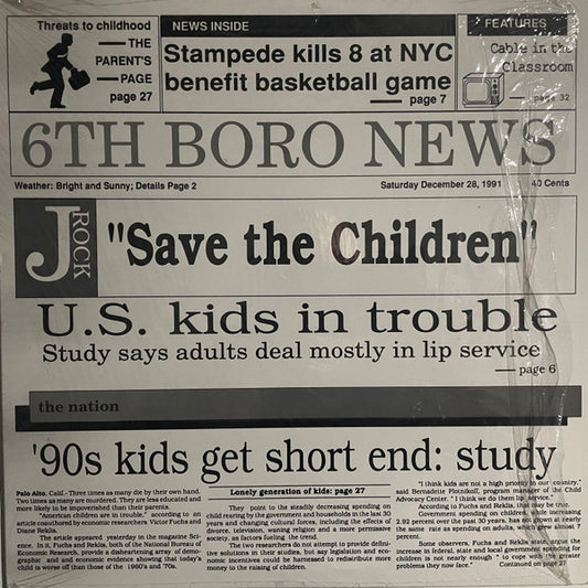 J Rock : Save The Children (12")