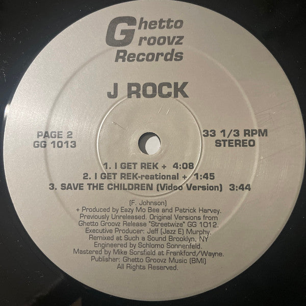 J Rock : Save The Children (12")