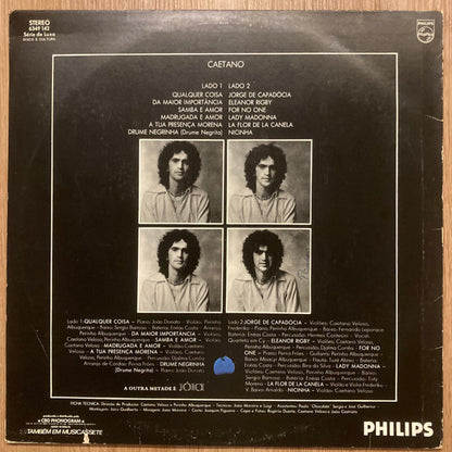 Caetano Veloso : Qualquer Coisa (LP, Album, RE, RP)