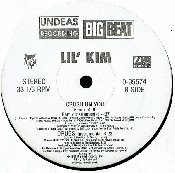 Lil' Kim Featuring Da Brat, Lisa "Left Eye" Lopes, Missy Elliott and Angie Martinez : Not Tonight (12")