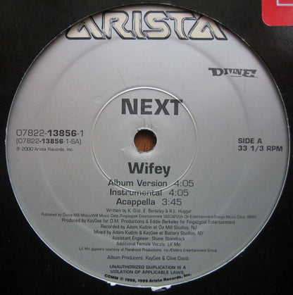 Next (2) : Wifey (12", Single)