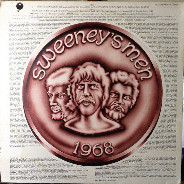 Sweeney's Men : Sweeney's Men 1968 (LP, Album, RE)