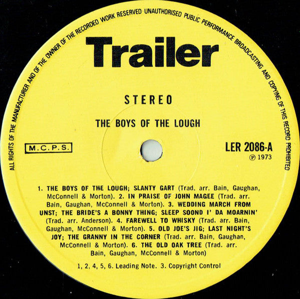 The Boys Of The Lough : The Boys Of The Lough (LP, RE, Yel)