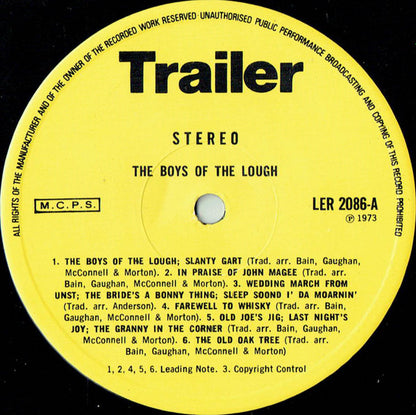 The Boys Of The Lough : The Boys Of The Lough (LP, RE, Yel)