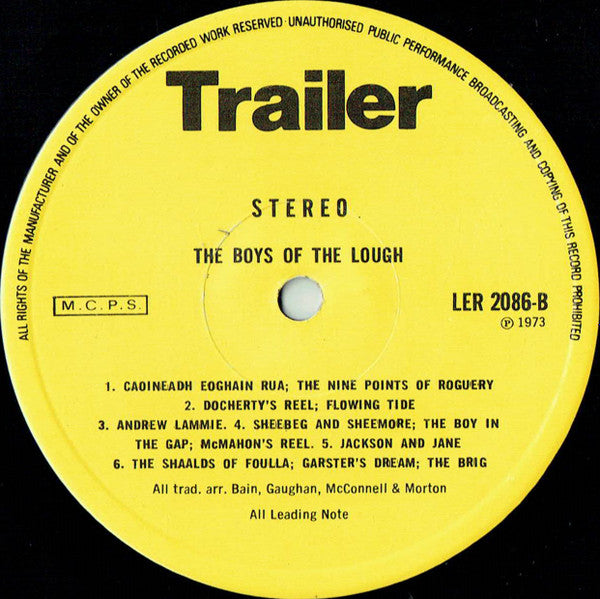 The Boys Of The Lough : The Boys Of The Lough (LP, RE, Yel)