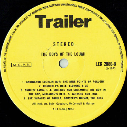 The Boys Of The Lough : The Boys Of The Lough (LP, RE, Yel)
