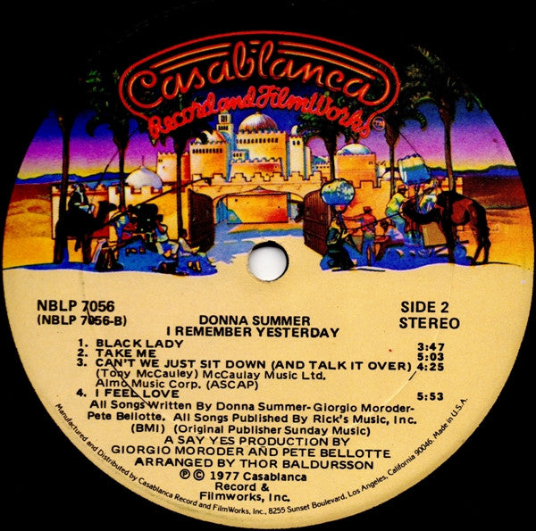 Donna Summer : I Remember Yesterday (LP, Album, Kee)