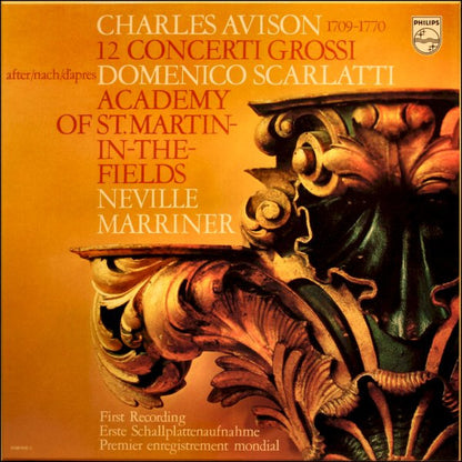 Charles Avison - The Academy Of St. Martin-in-the-Fields, Sir Neville Marriner : 12 Concerti Grossi After Domenico Scarlatti (3xLP + Box)