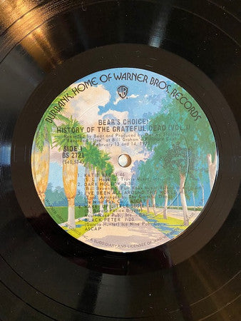 The Grateful Dead : History Of The Grateful Dead, Vol. 1 (Bear's Choice) (LP, Album, Pit)