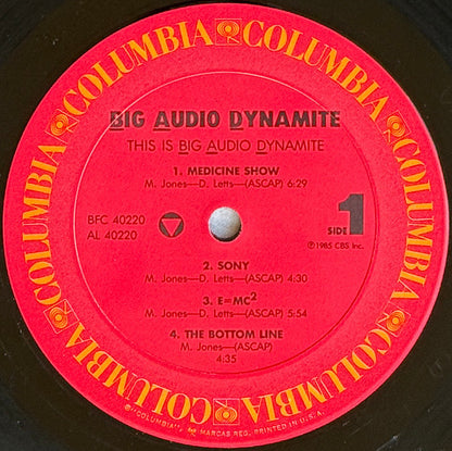 Big Audio Dynamite : This Is Big Audio Dynamite (LP, Album, Pit)