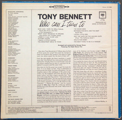 Tony Bennett : Who Can I Turn To (LP, Album)