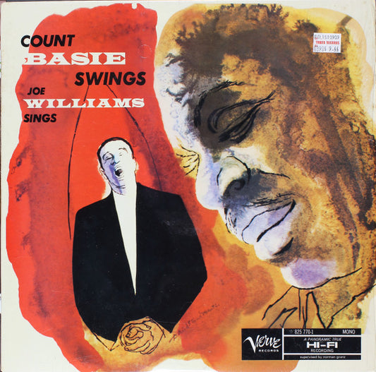 Count Basie / Joe Williams : Count Basie Swings - Joe Williams Sings (LP, Album, Mono, RE)