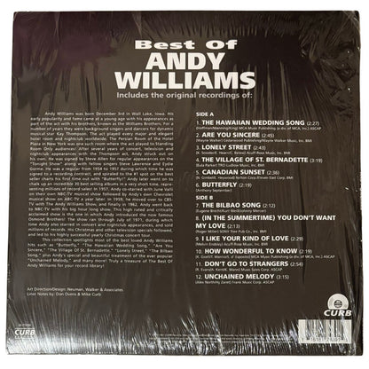 Andy Williams : Best Of Andy Williams (LP, Comp, Club, Ltd, RP, Cle)