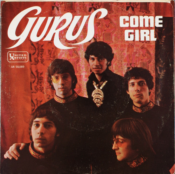 The Gurus (4) : Blue Snow Night / Come Girl (7", Single, Mono, Styrene, Pit)