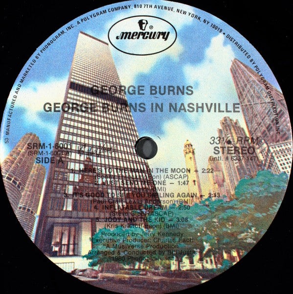 George Burns : George Burns In Nashville (LP, Album, 53 )