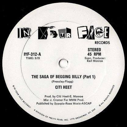 Citi Heet : The Saga Of Begging Billy (12")