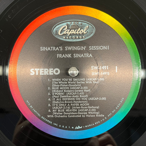 Frank Sinatra : Sinatra's Swingin' Session!!! (LP, Album, RE, Scr)