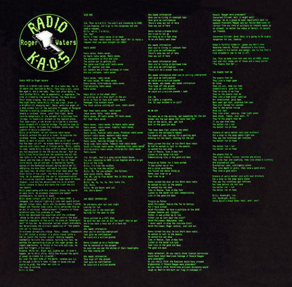Roger Waters : Radio K.A.O.S. (LP, Album, Promo, Ban)
