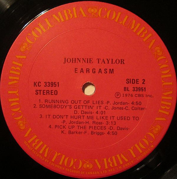 Johnnie Taylor : Eargasm (LP, Album)