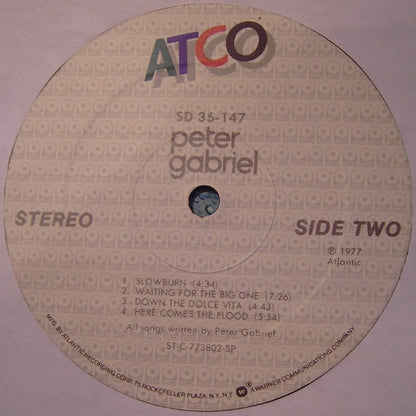 Peter Gabriel : Peter Gabriel (LP, Album, RE, SP )