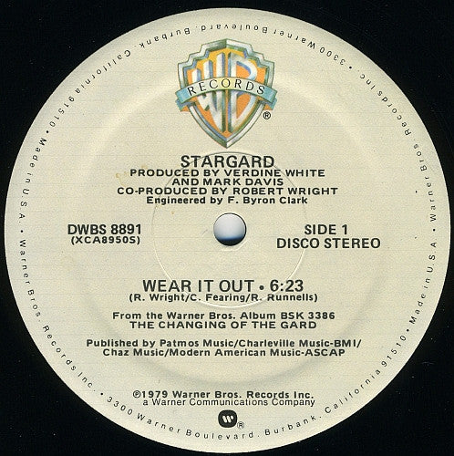 Stargard : Wear It Out (12", Single)
