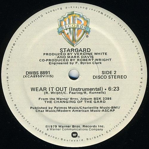 Stargard : Wear It Out (12", Single)
