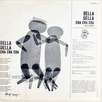 Della Reese : Della Della Cha Cha Cha (LP, Album, Mono)