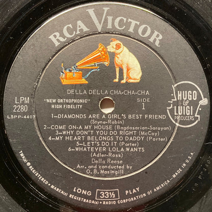 Della Reese : Della Della Cha Cha Cha (LP, Album, Mono)