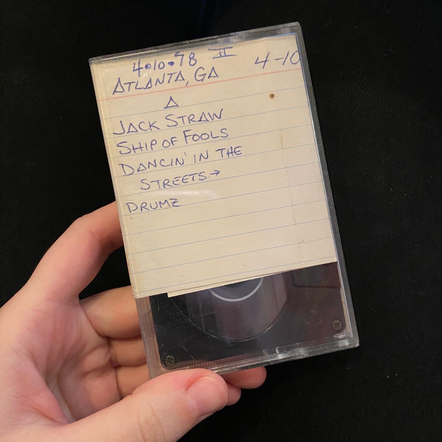 The Grateful Dead - Atlanta, GA 4/10/1978 (Pt. 2) (Bootleg Cassette)