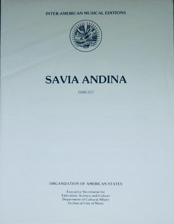 Savia Andina : Savia Andina (Bolivia) (LP, Comp)