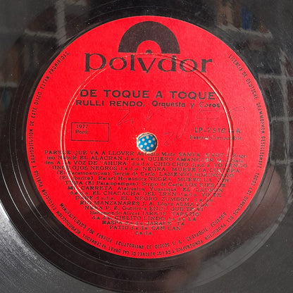Rulli Rendo, Orquesta y Coros : De Toque A Toque (LP, Album, P/Mixed)