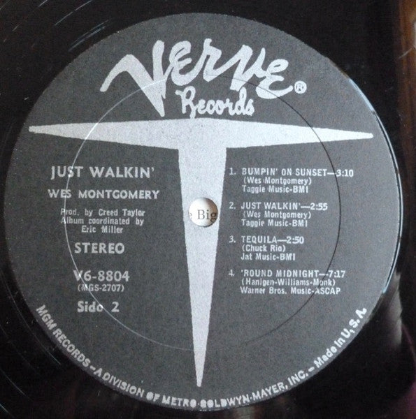 Wes Montgomery : Just Walkin' (LP, Album, All)