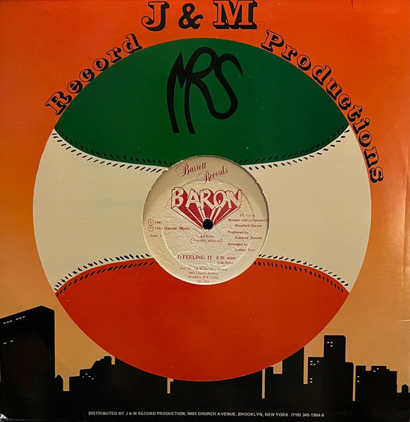 Baron (4) : The Jammer / Priscilla / Feeling It (12", EP)
