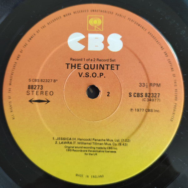 The V.S.O.P. Quintet : The Quintet (2xLP, Album)