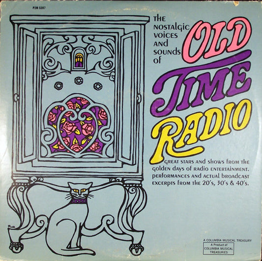 Various : The Nostalgic Voices And Sounds Of Old Time Radio (2xLP, Comp)