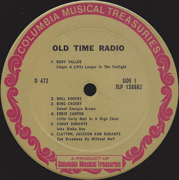 Various : The Nostalgic Voices And Sounds Of Old Time Radio (2xLP, Comp)