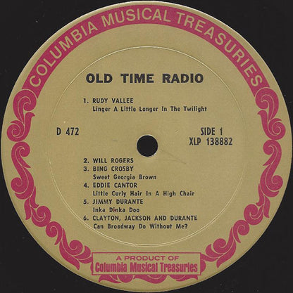 Various : The Nostalgic Voices And Sounds Of Old Time Radio (2xLP, Comp)