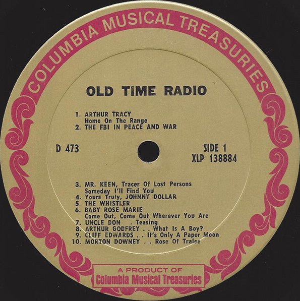 Various : The Nostalgic Voices And Sounds Of Old Time Radio (2xLP, Comp)