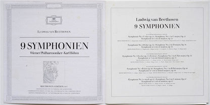 Ludwig van Beethoven – Wiener Philharmoniker, Karl Böhm : 9 Symphonien (8xLP, RE + Box, Comp)