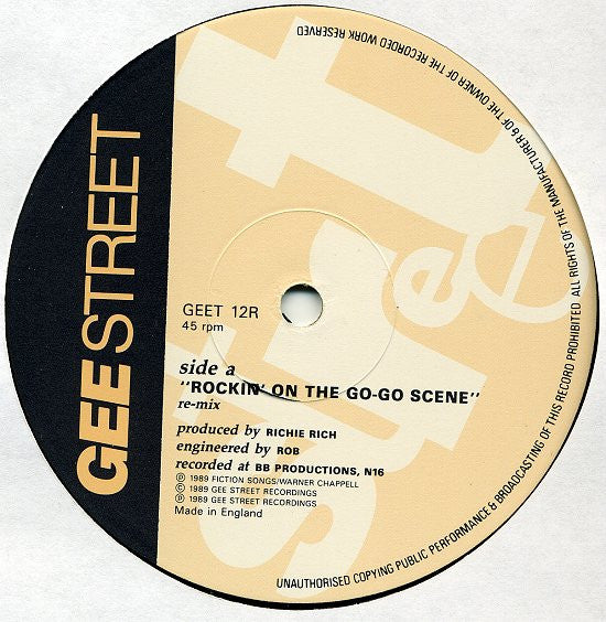 Richie Rich : Rockin' On The Go-Go Scene (The Remix) (12")