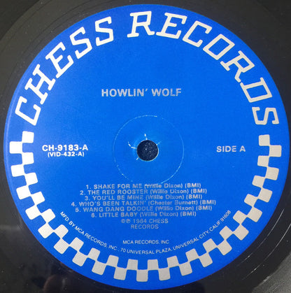 Howlin' Wolf : Howlin' Wolf (LP, Album, RE, Glo)